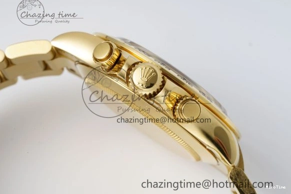 MiroTime 0228 Daytona 116508 BTF 1:1 Best Edition Black Diamonds Dial on YG Bracelet SA Sporty 2151